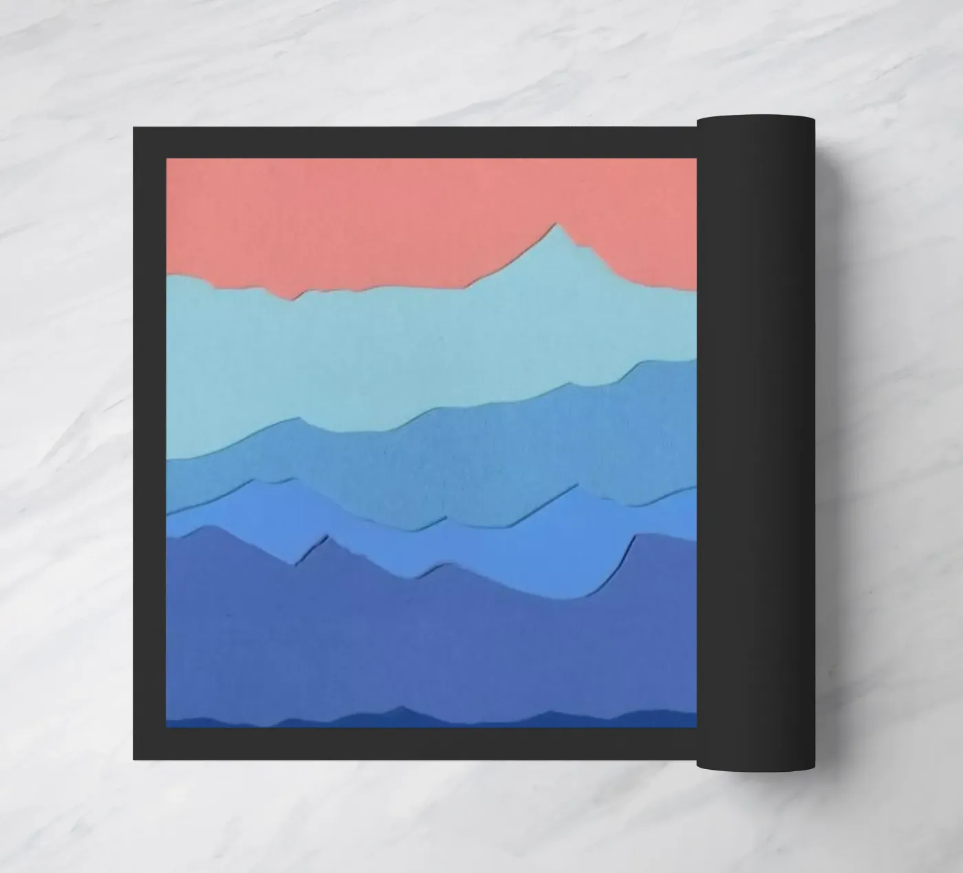 Blue Mountains doormat by Rosi Feist