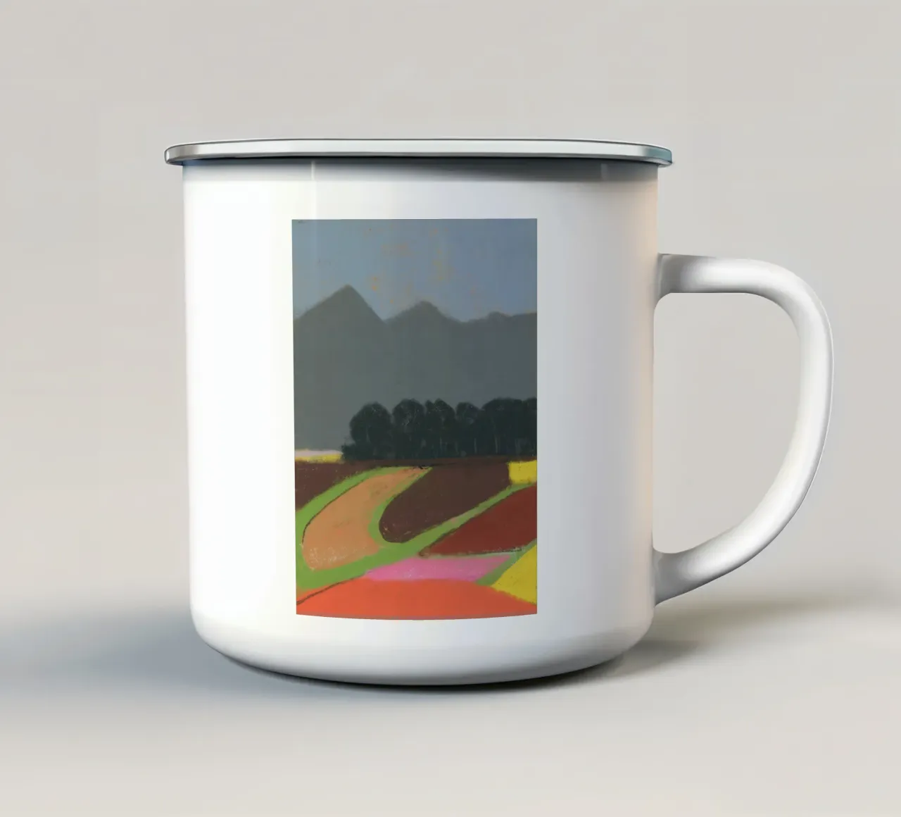 Campagna pastello tazza in smalto da Little Dean