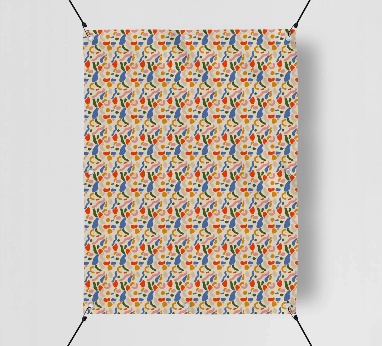 Confetti seamless pattern telo in pvc da Little Dean