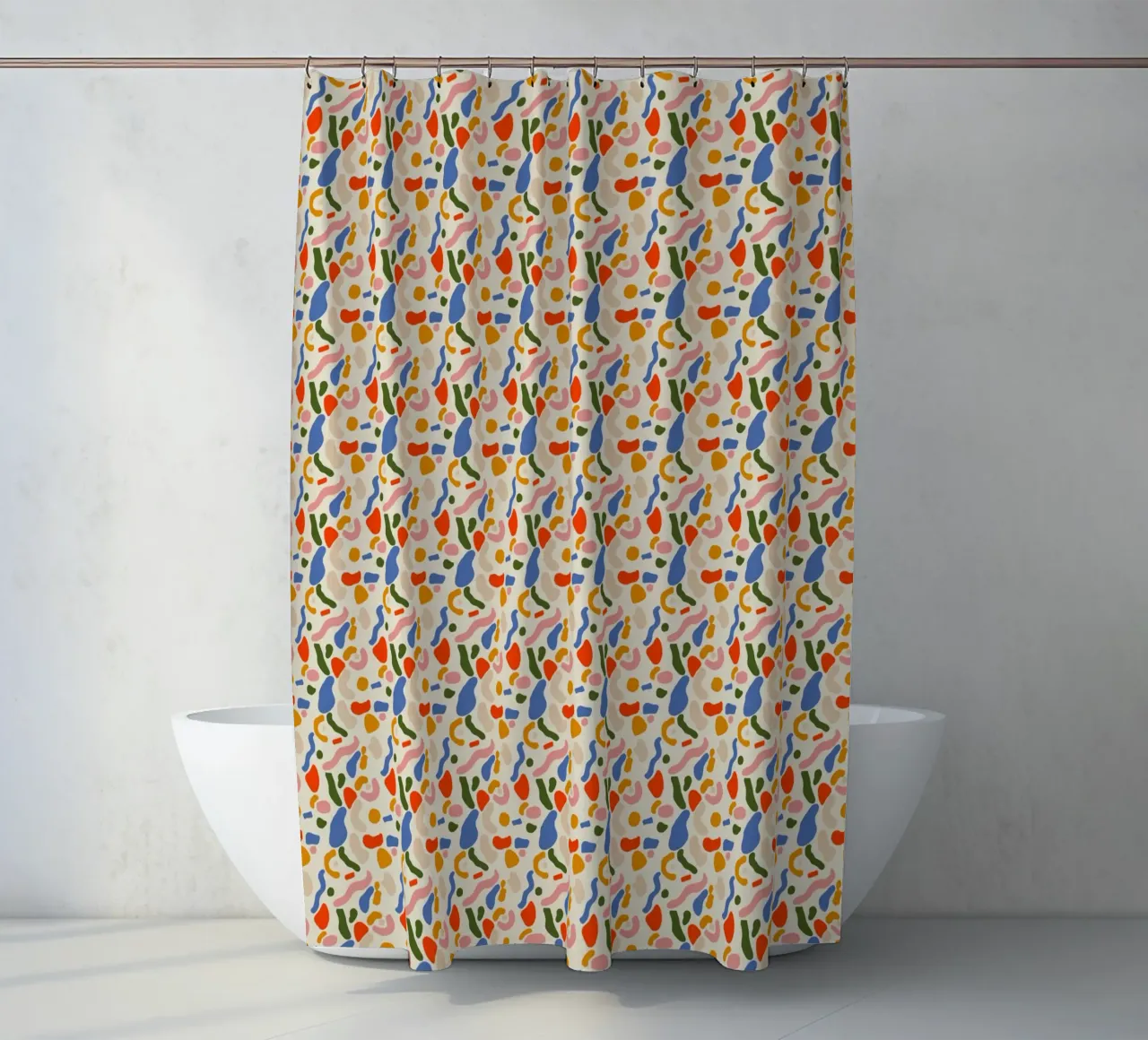 Confetti seamless pattern tenda da doccia da Little Dean