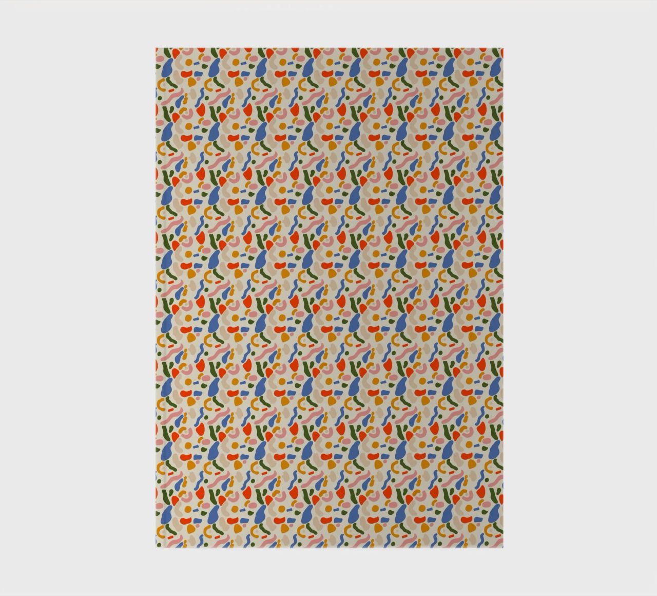 Confetti seamless pattern notebook by Little Dean