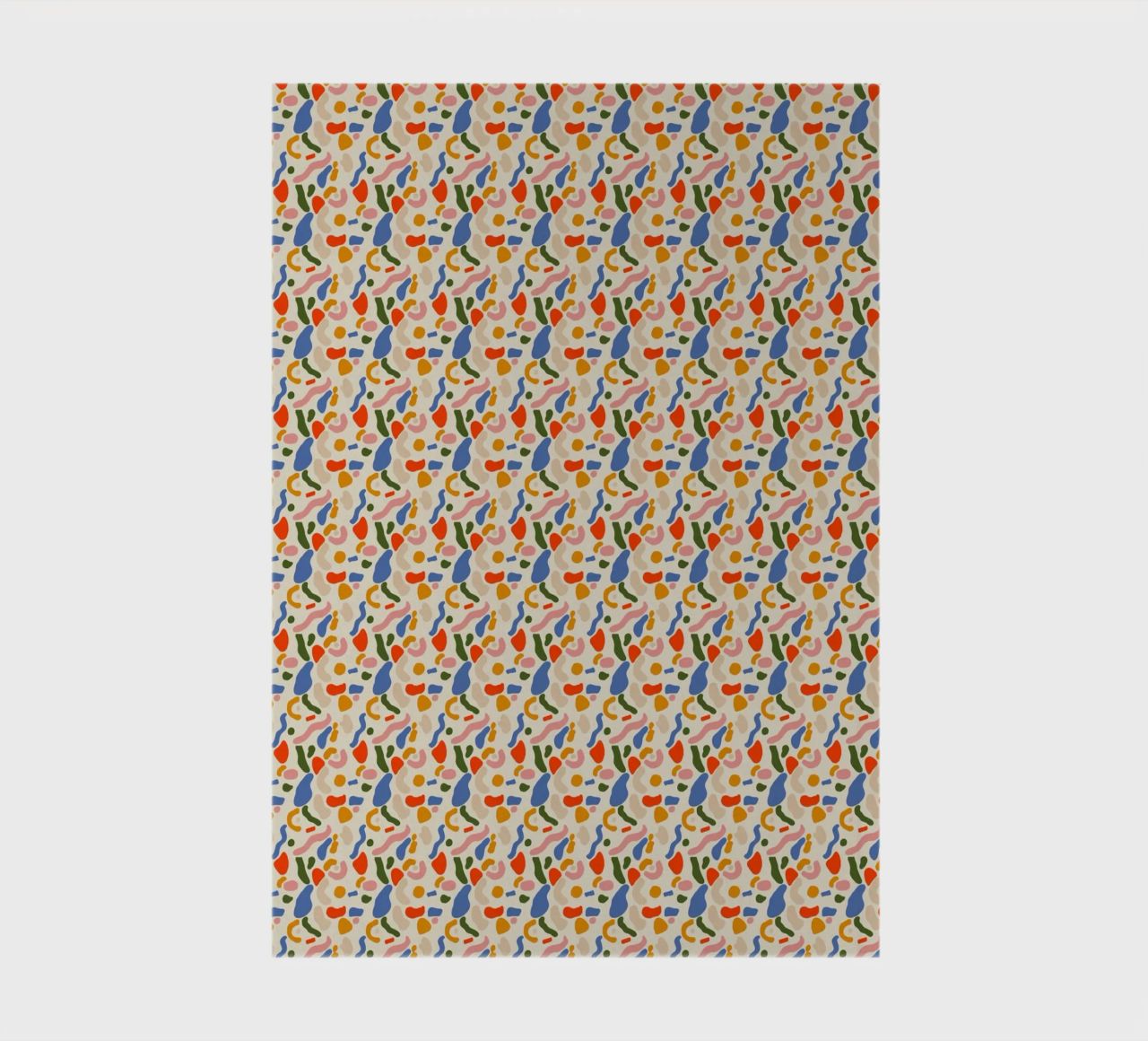Confetti seamless pattern notebook by Little Dean