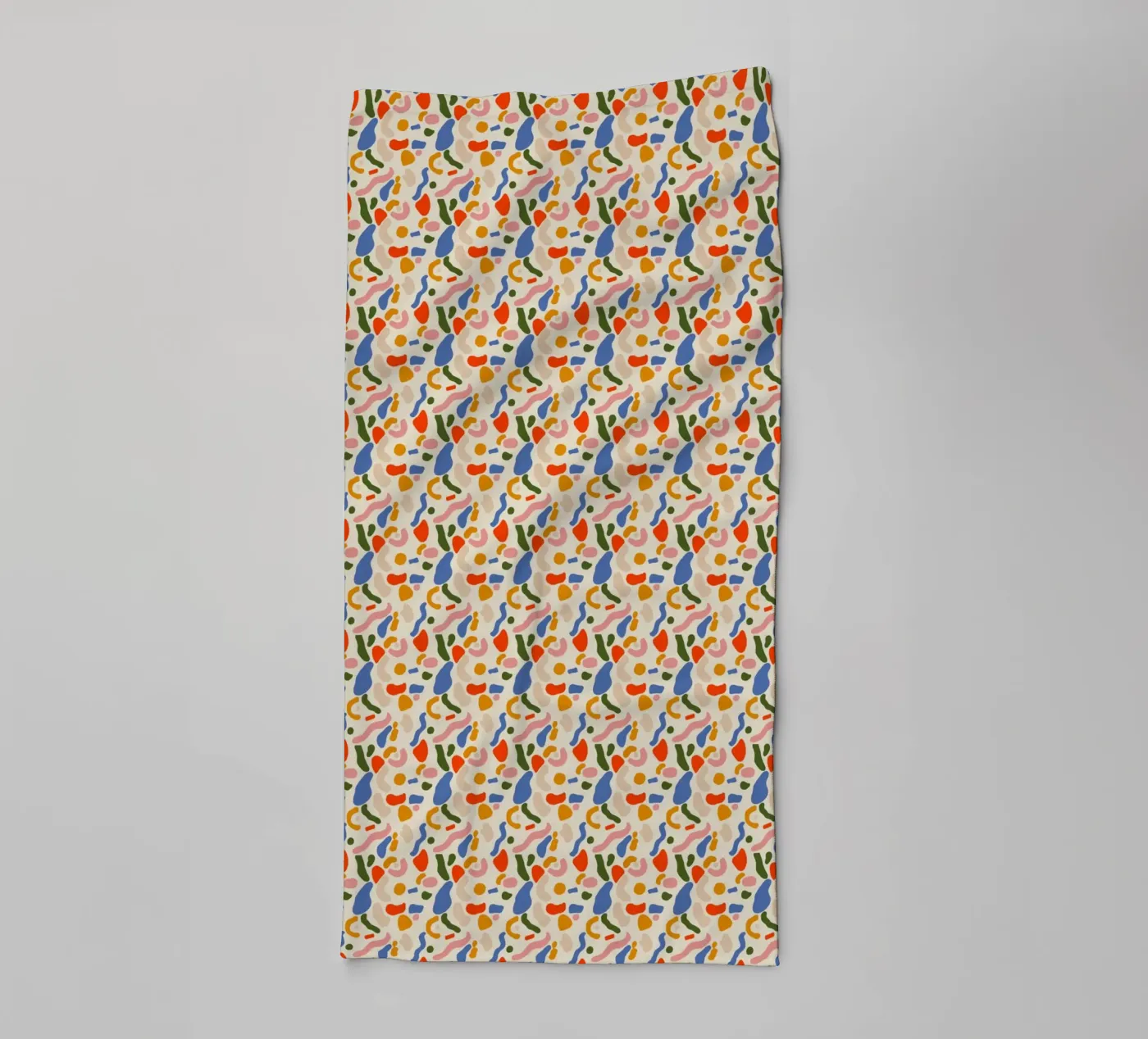 Confetti seamless pattern towel by Little Dean
