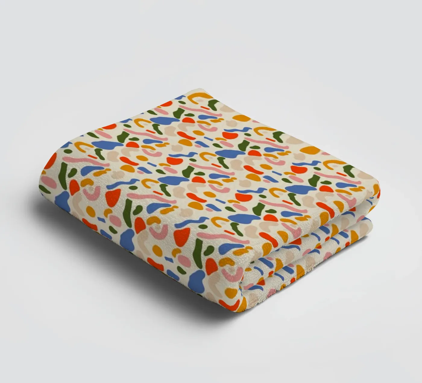 Confetti seamless pattern towel by Little Dean
