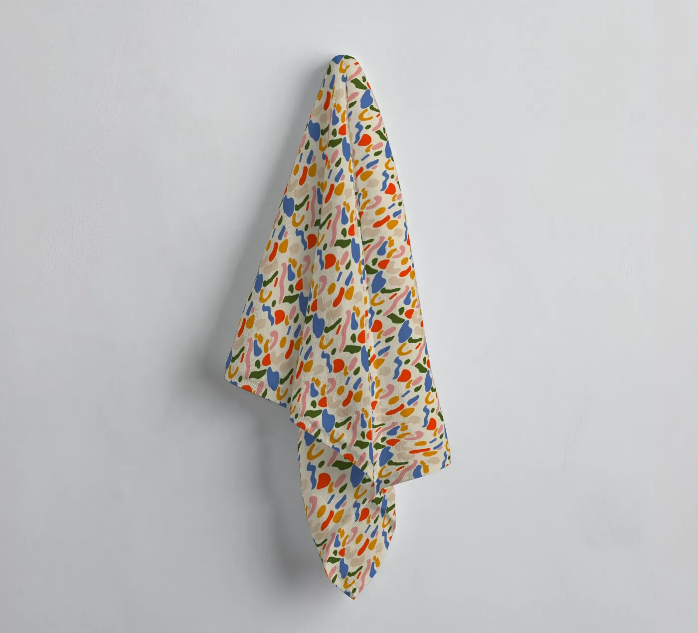 Confetti seamless pattern towel by Little Dean