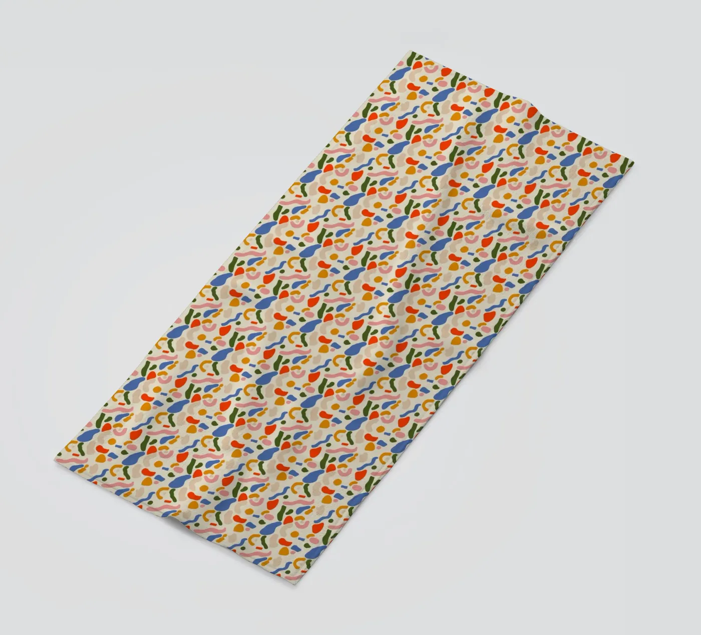 Confetti naadloos patroon strandhanddoek van Little Dean