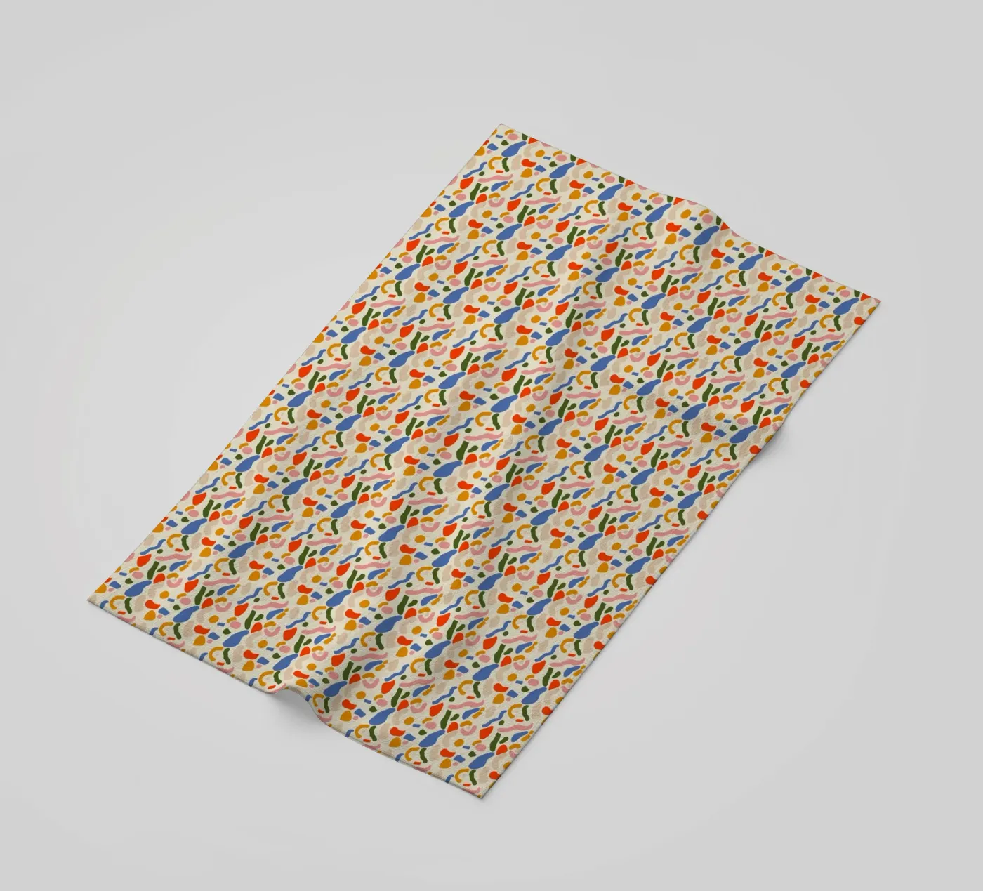 Confetti seamless pattern beach towel by Little Dean