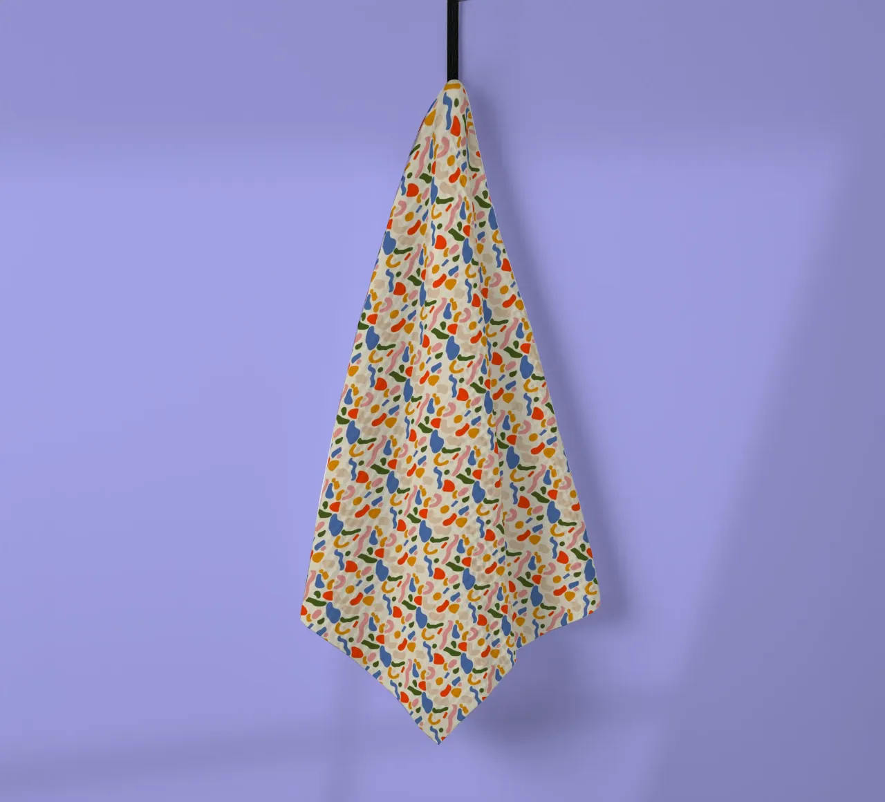 Confetti seamless pattern canovaccio da cucina da Little Dean