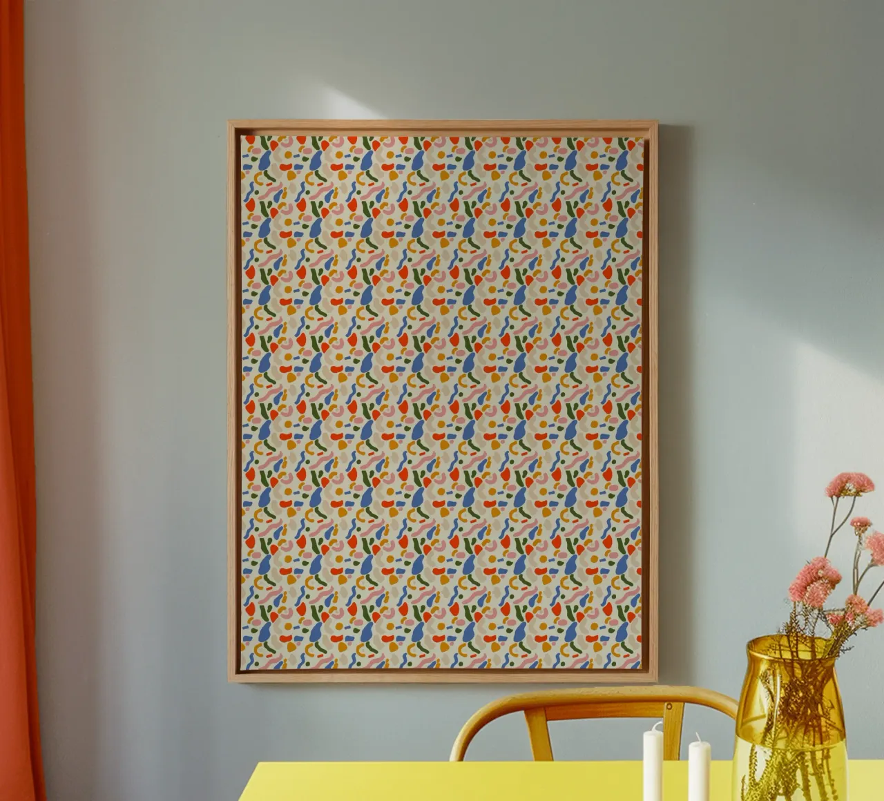 Confetti seamless pattern tela da Little Dean