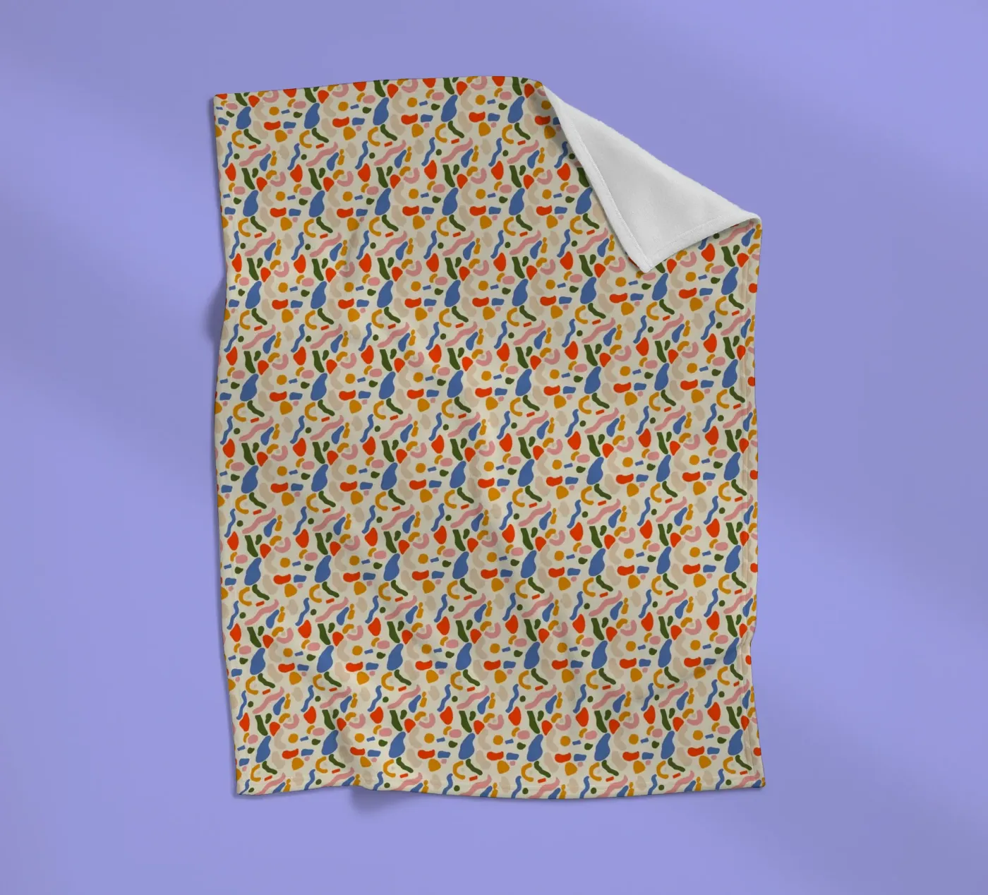 Confetti seamless pattern Fleecedecke von Little Dean