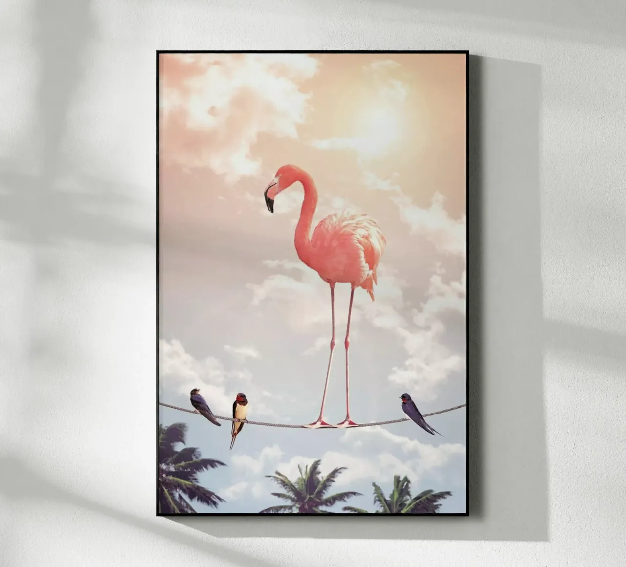 Flamingo and Friends plexiglass da Jonas Loose