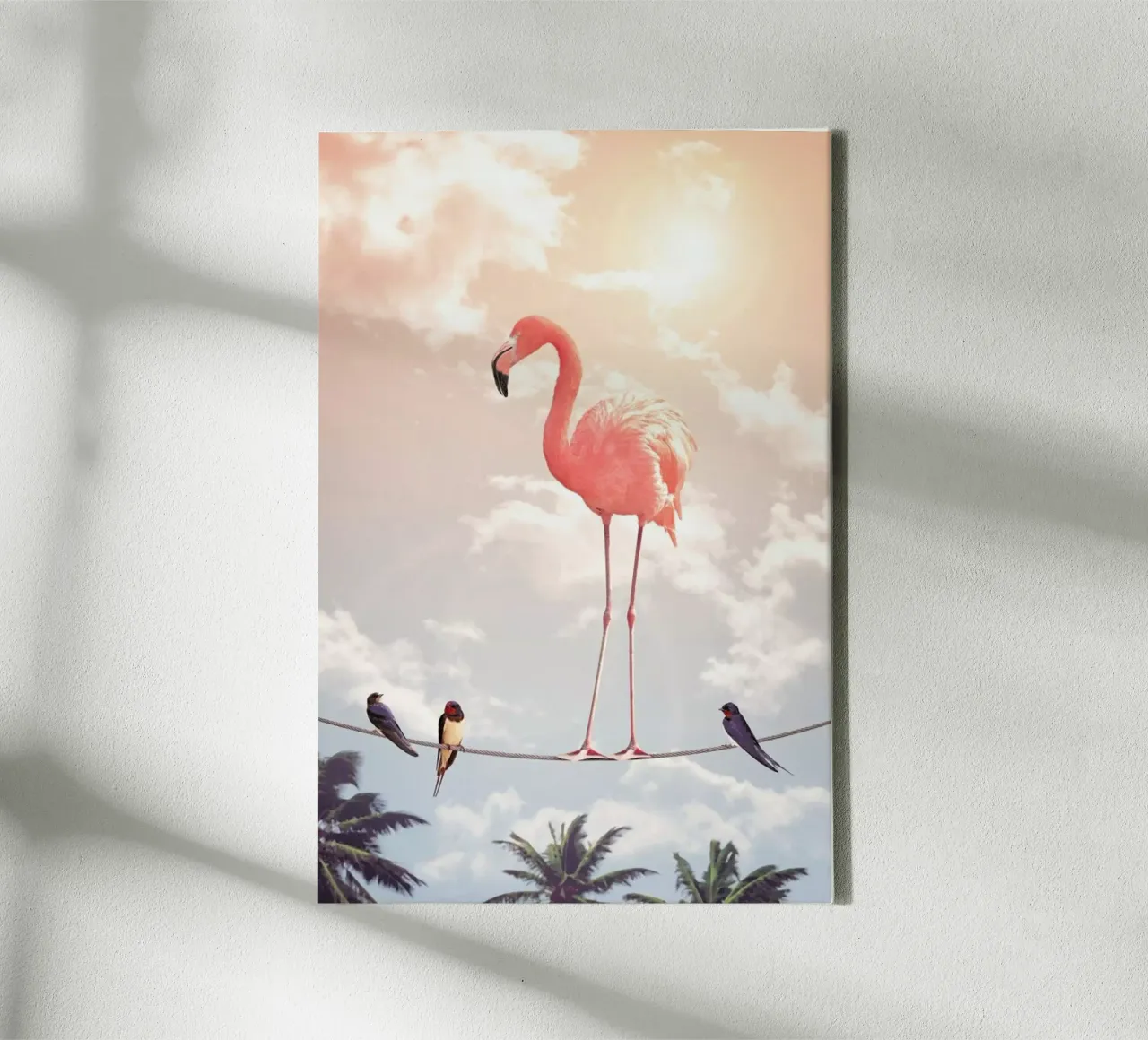 Flamingo and Friends tela da Jonas Loose