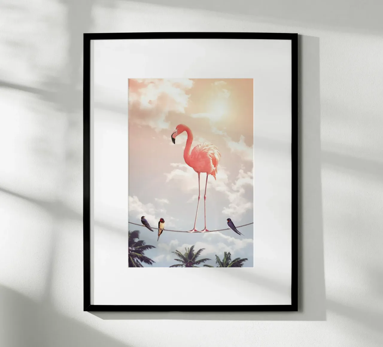 Flamingo and Friends carta hahnemühle da Jonas Loose