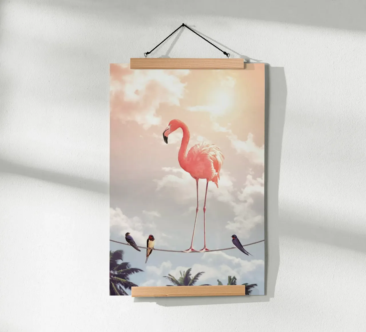 Flamingo and Friends carta hahnemühle da Jonas Loose