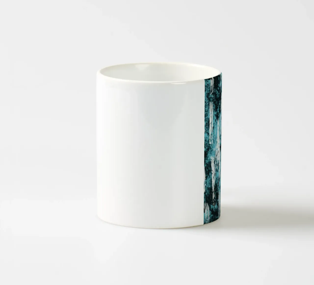 Gocce di pioggia astratto tazza in ceramica da Little Dean