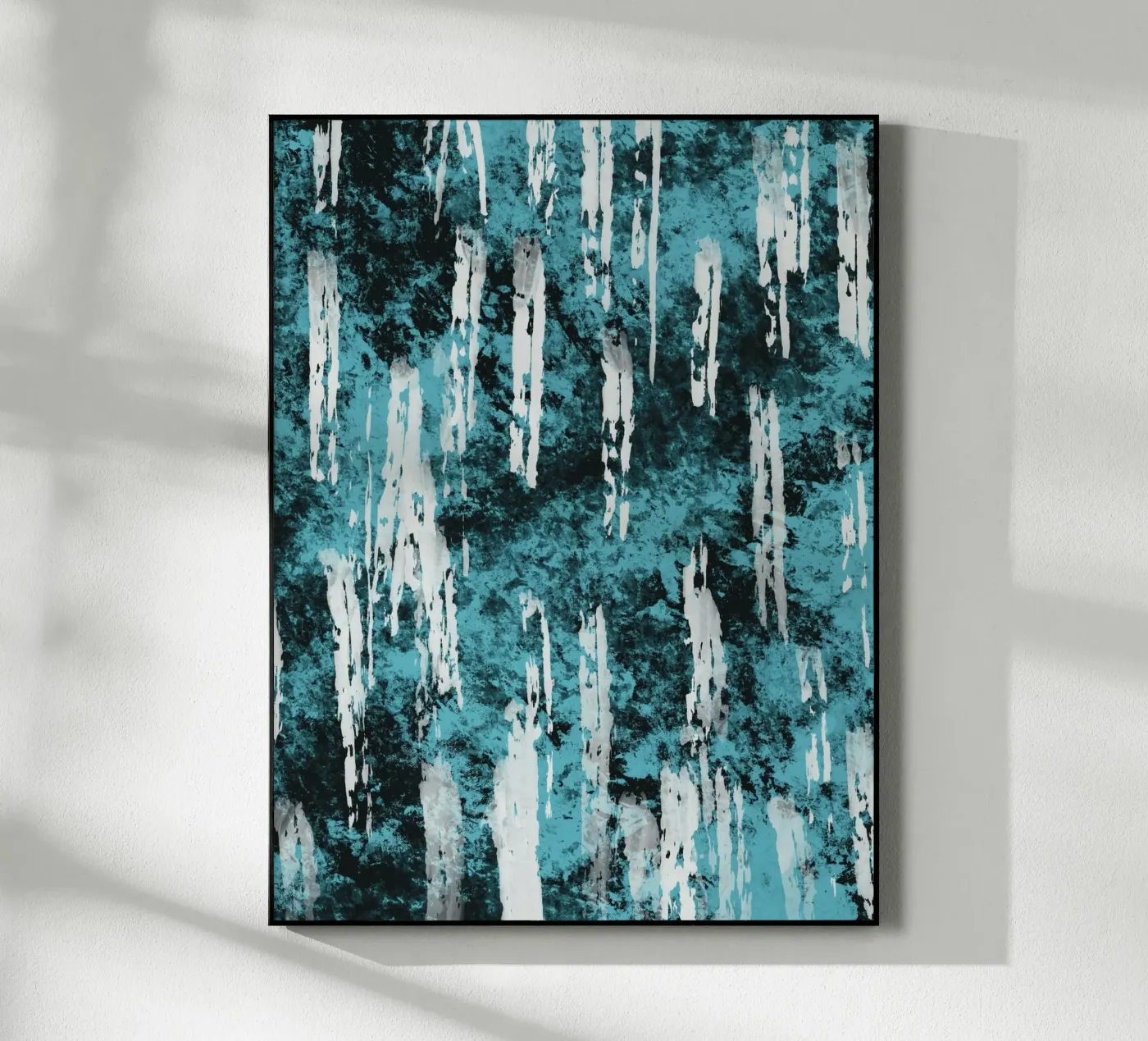 Gocce di pioggia astratto plexiglass da Little Dean