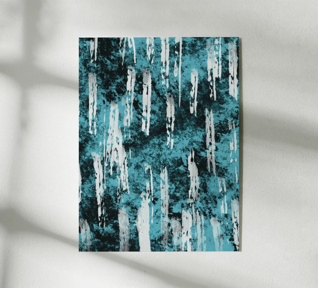 Regentropfen abstrakt Acryl-Glas von Little Dean