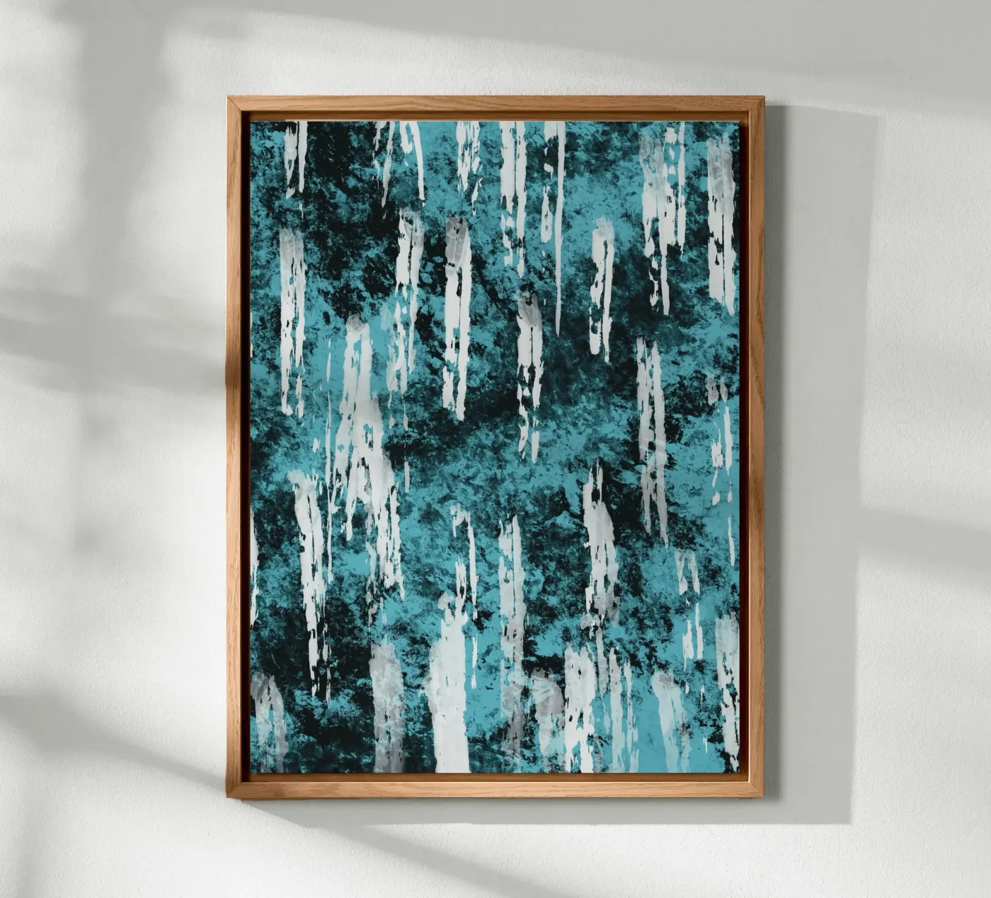 Raindrops abstract forex plate by Little Dean