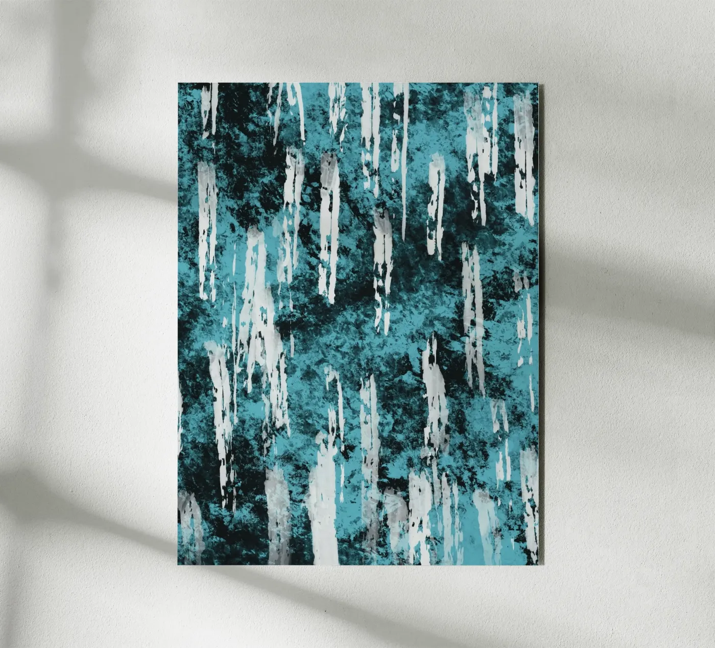 Raindrops abstract forex plate by Little Dean