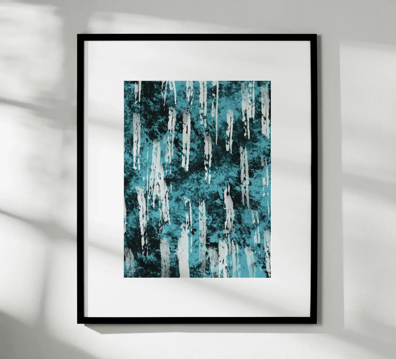 Gocce di pioggia astratto poster da Little Dean