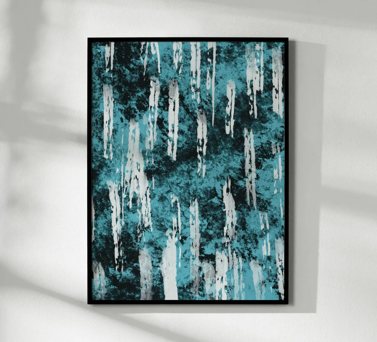 Gocce di pioggia astratto poster da Little Dean