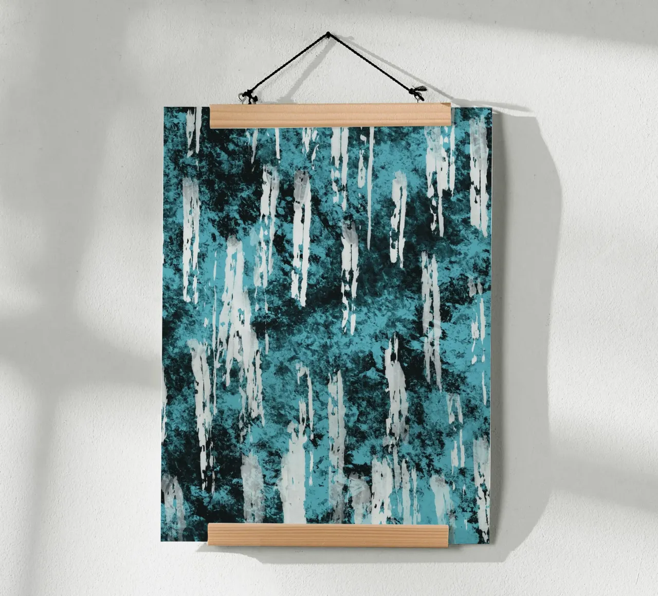 Gocce di pioggia astratto poster da Little Dean