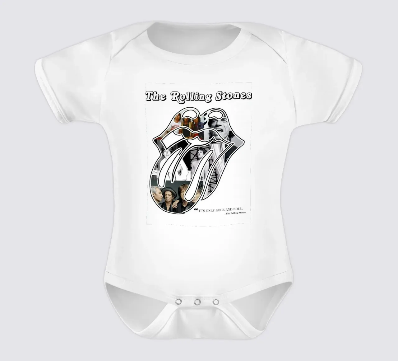 The Rolling Stones JT IT'S ONLY ROCK AND ROLL body neonato maniche corte da SoundStudio
