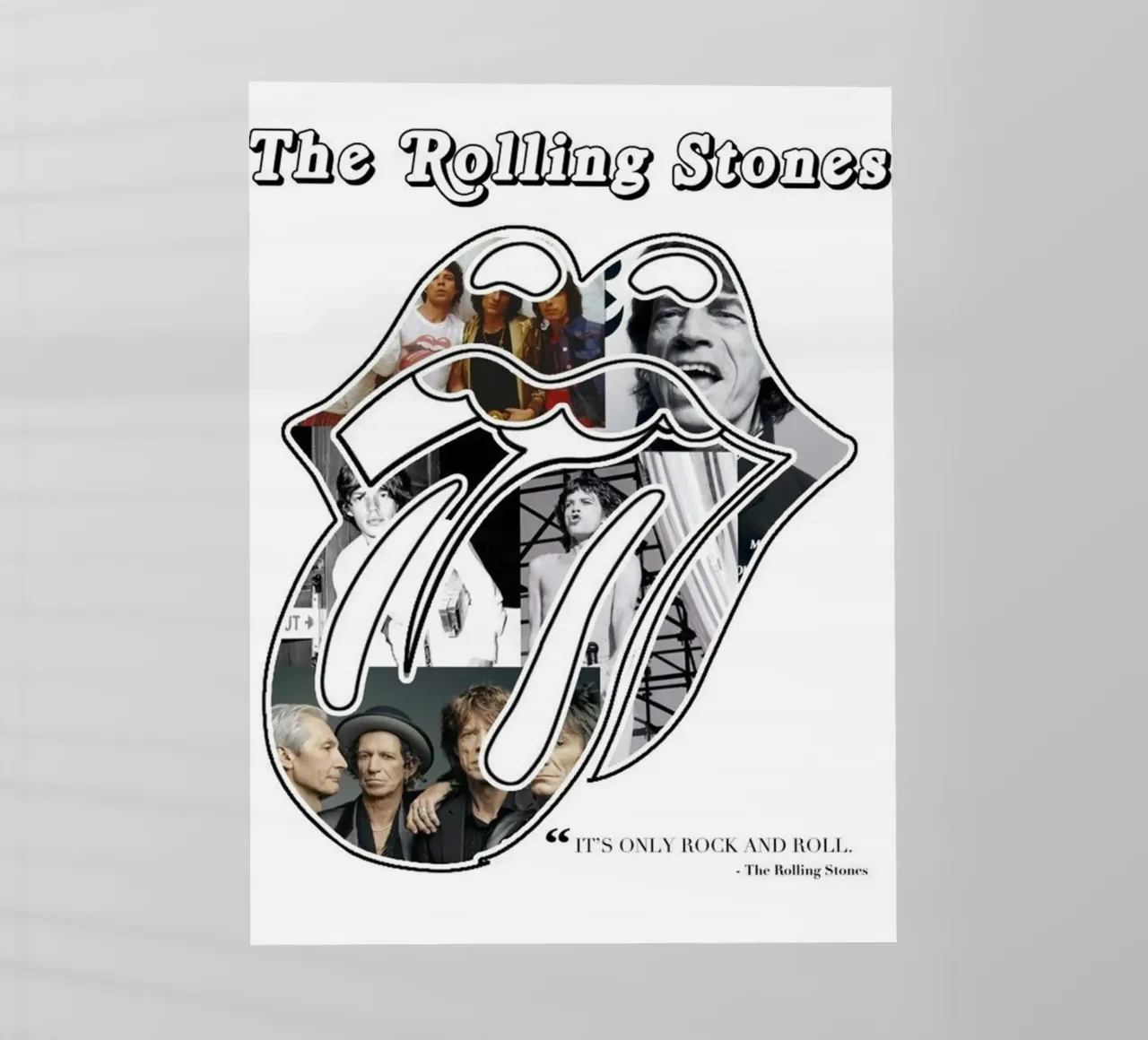 The Rolling Stones JT IT'S ONLY ROCK AND ROLL pellicola backlit da SoundStudio