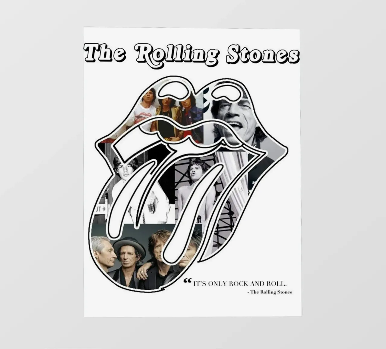 The Rolling Stones JT IT'S ONLY ROCK AND ROLL telo in pvc da SoundStudio