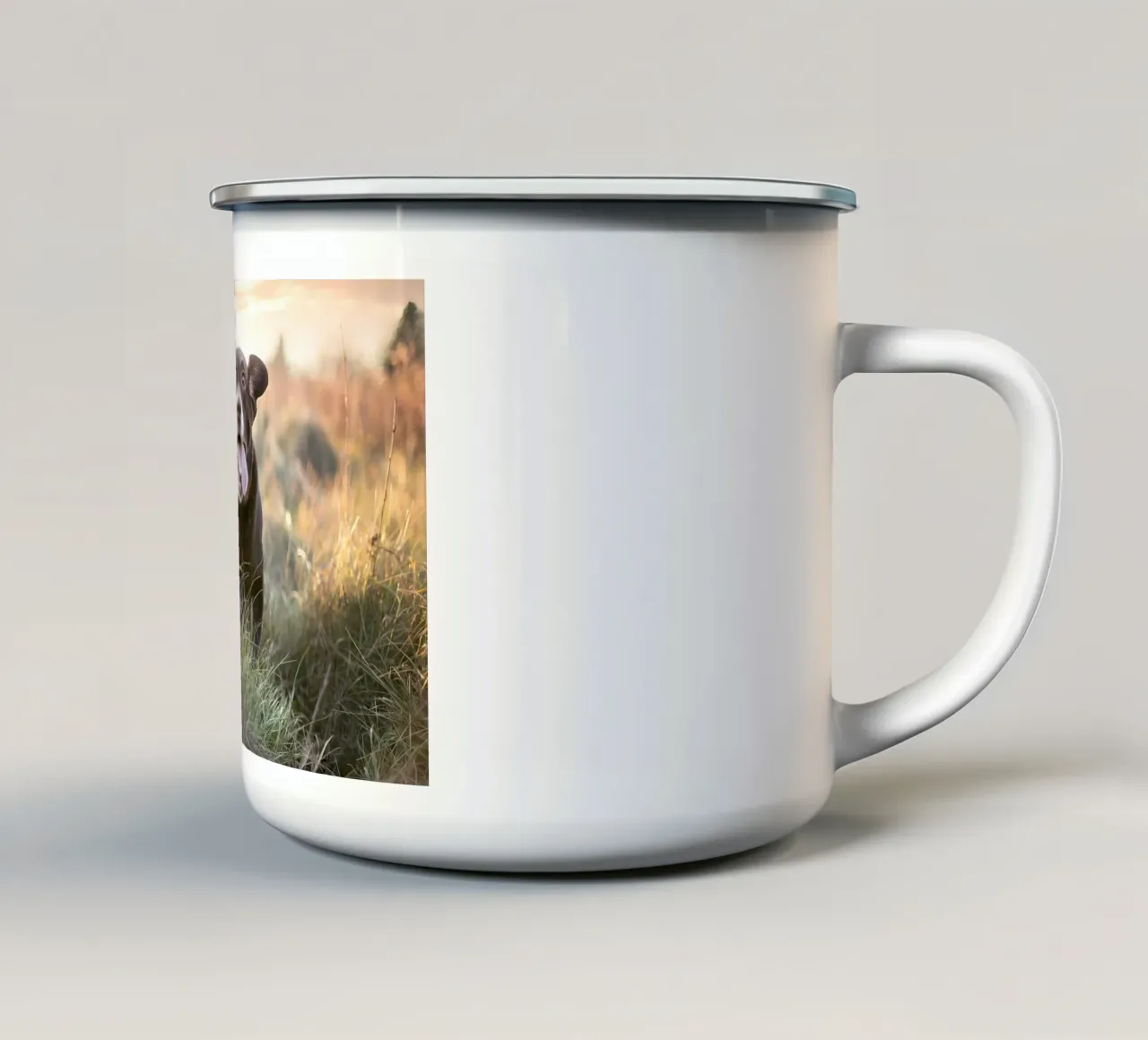 Poster animali 71 tazza in smalto da Korrie Lane