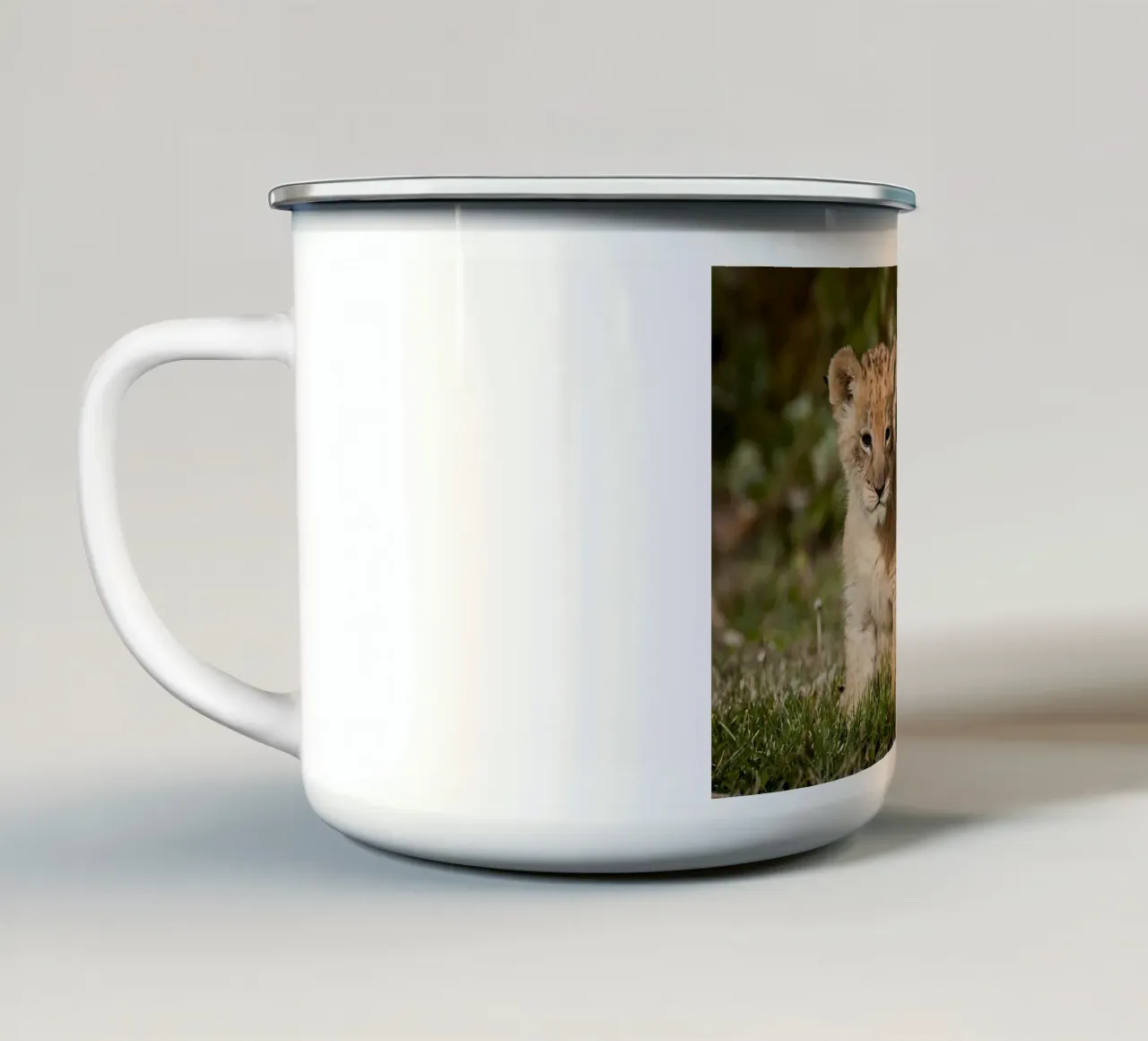 Dierenposter 72 emaille mok van Korrie Lane