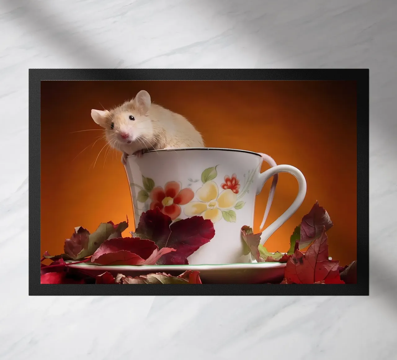 Dierenposter 74 deurmat van Korrie Lane