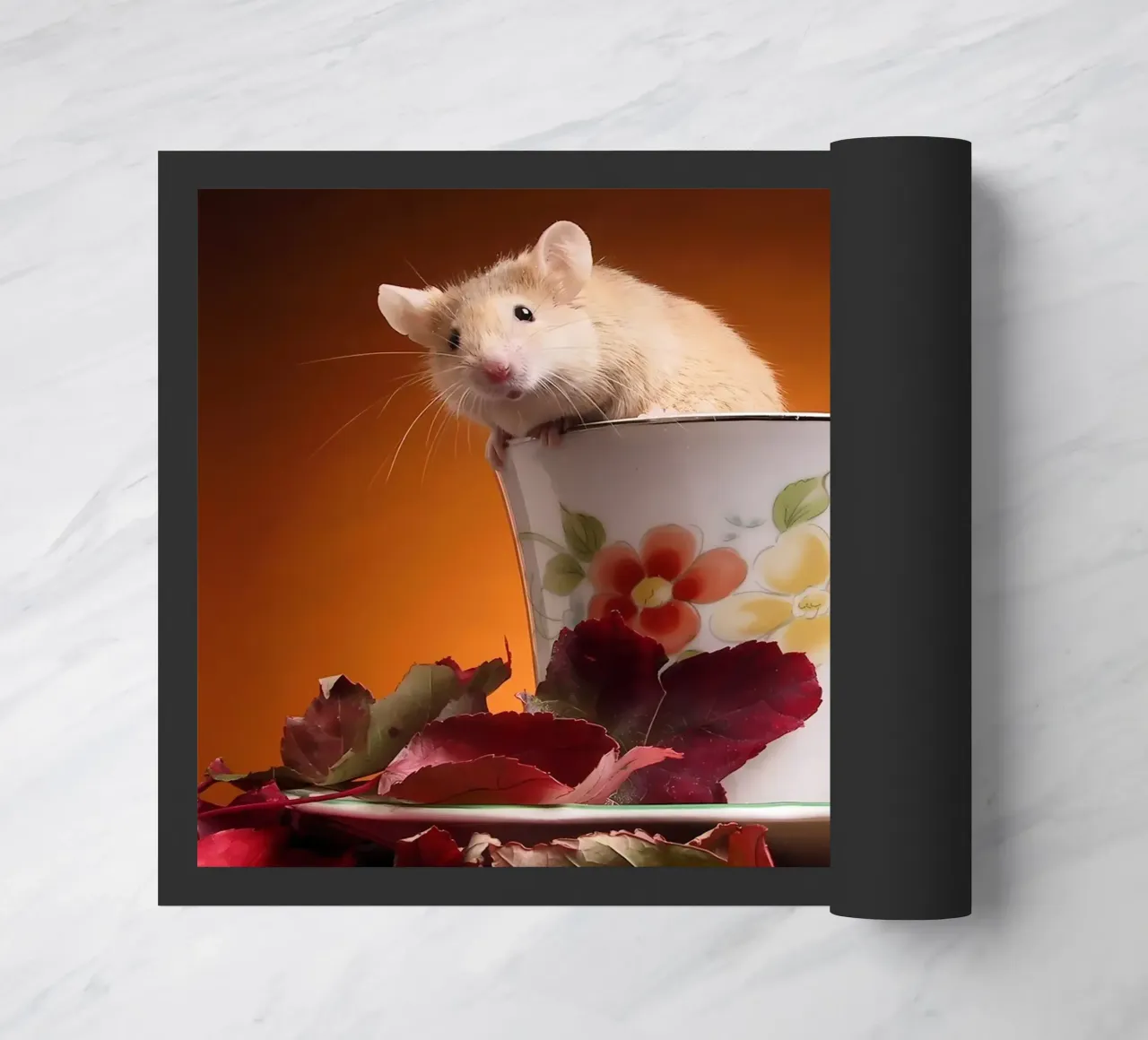 Dierenposter 74 deurmat van Korrie Lane