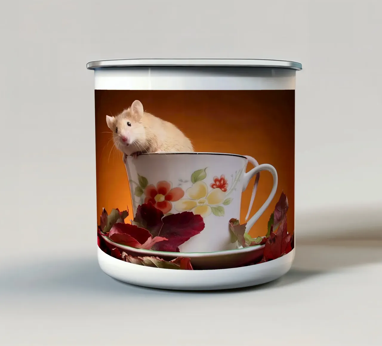 Poster animali 74 tazza in smalto da Korrie Lane