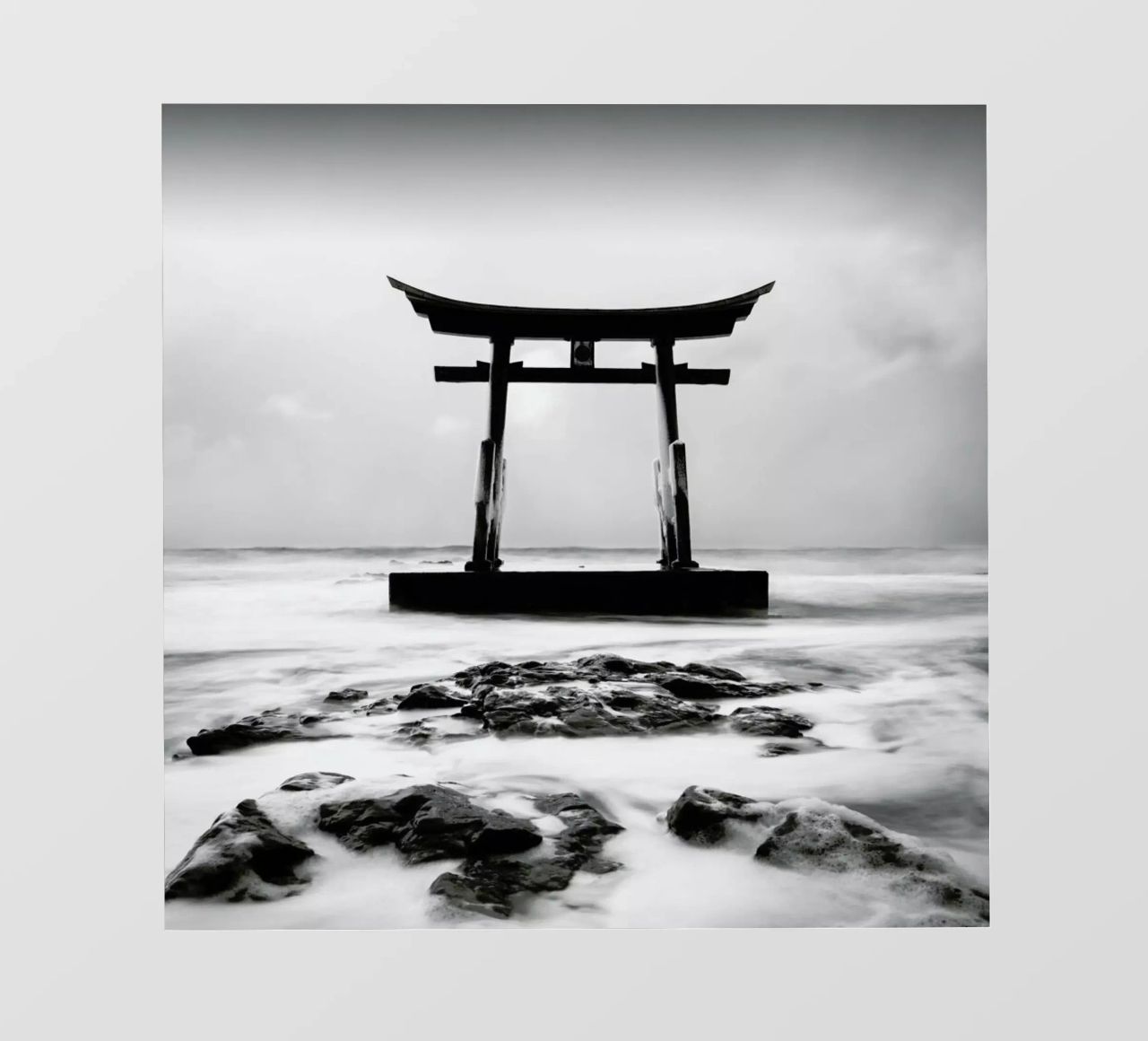 Torii Study 4 pellicola backlit da Michael J. Reibert