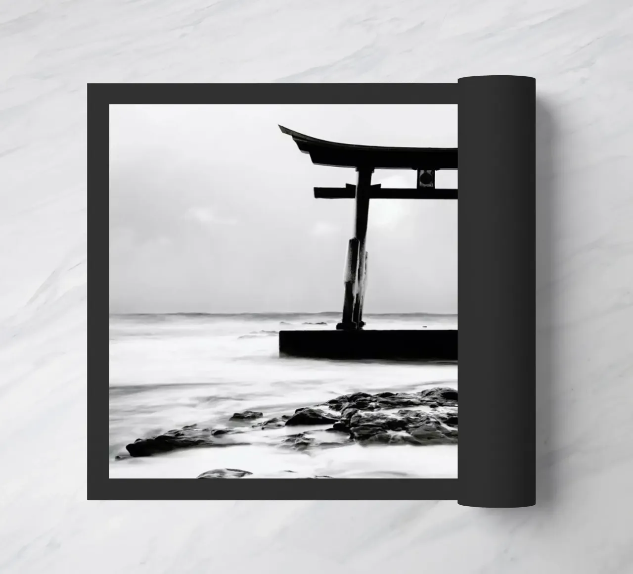 Torii Study 4 deurmat van Michael J. Reibert