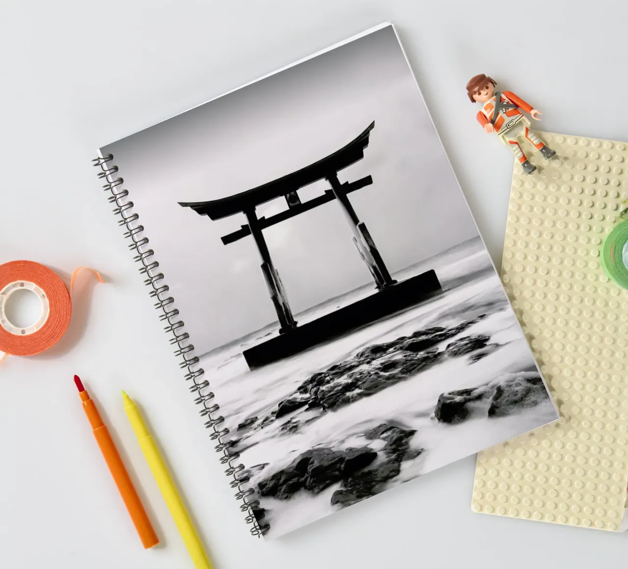 Torii Study 4 carnet à spirale de Michael J. Reibert