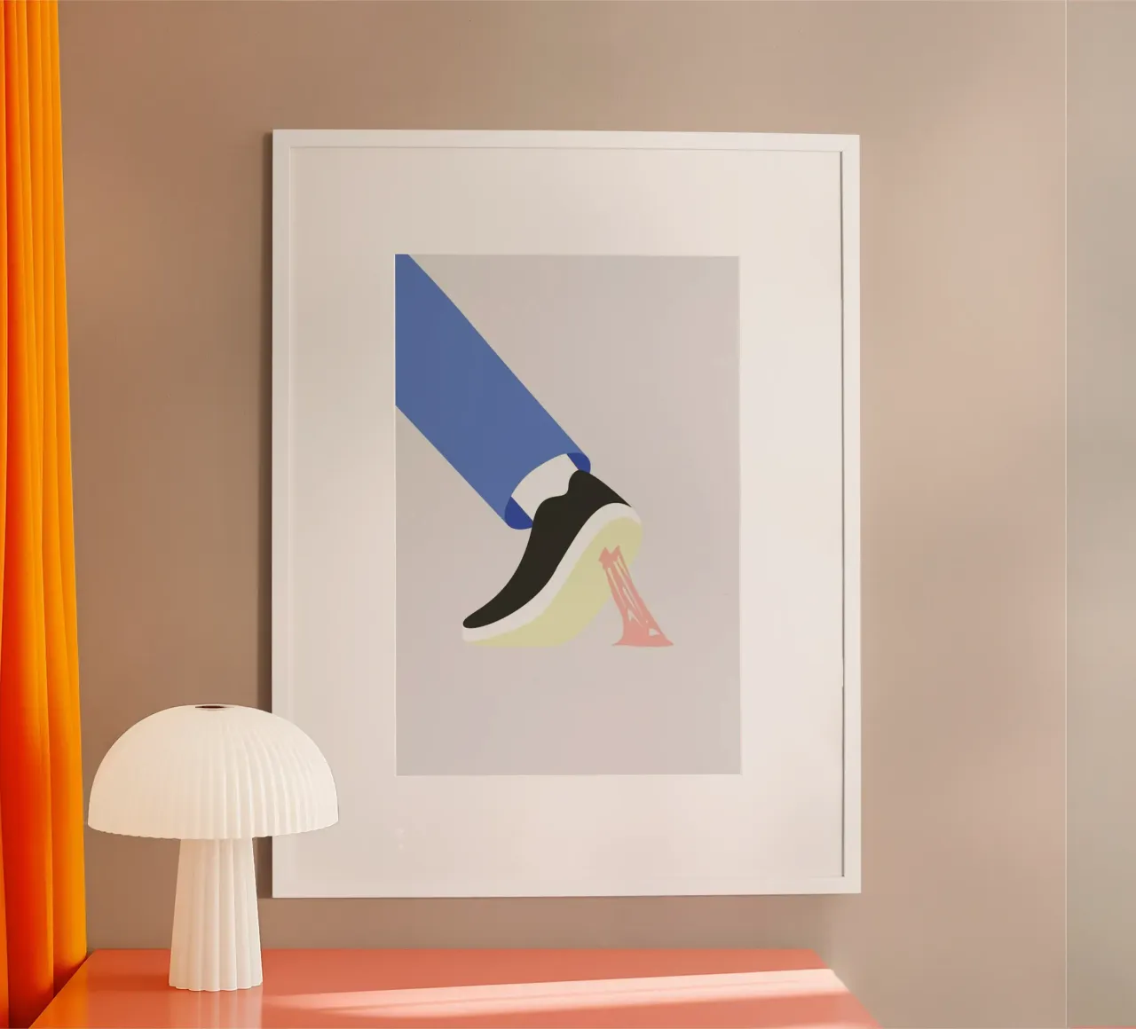 Tyggegummi poster con telaio in alluminio da Swen Swensøn
