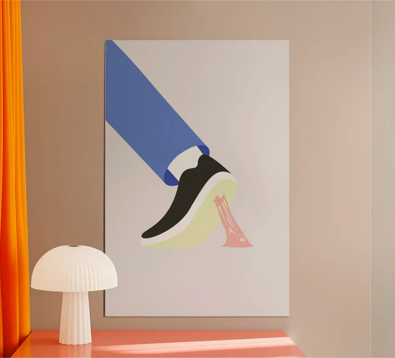Tyggegummi poster con telaio in alluminio da Swen Swensøn