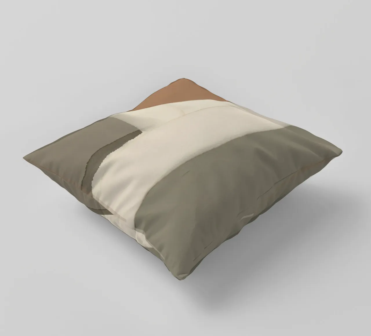 Mappa in scala di grigi cuscino da Little Dean