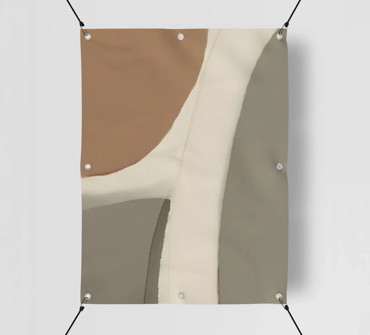 Mappa in scala di grigi telo in pvc da Little Dean