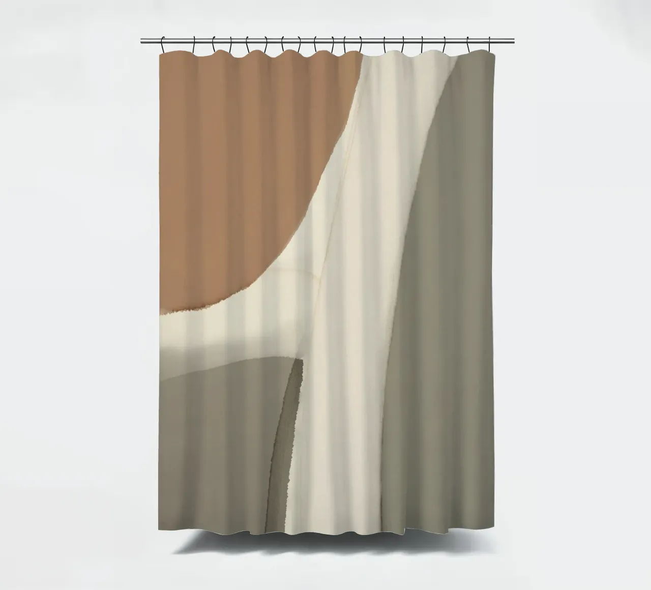 Mappa in scala di grigi tenda da doccia da Little Dean