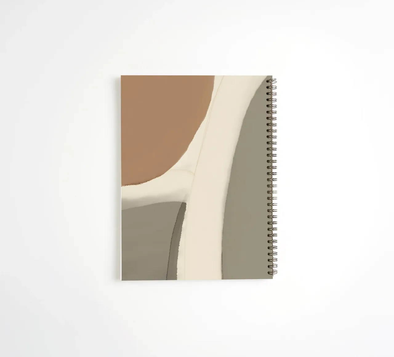 Greyscale map spiral notebook by Little Dean