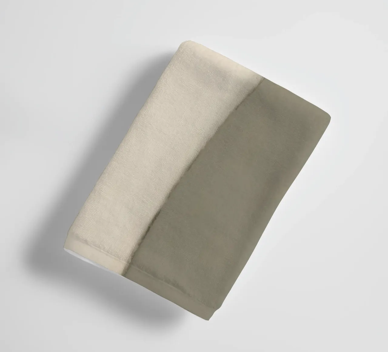 Mappa in scala di grigi asciugamano da bagno da Little Dean