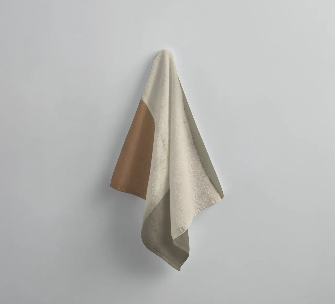 Mappa in scala di grigi asciugamano da bagno da Little Dean