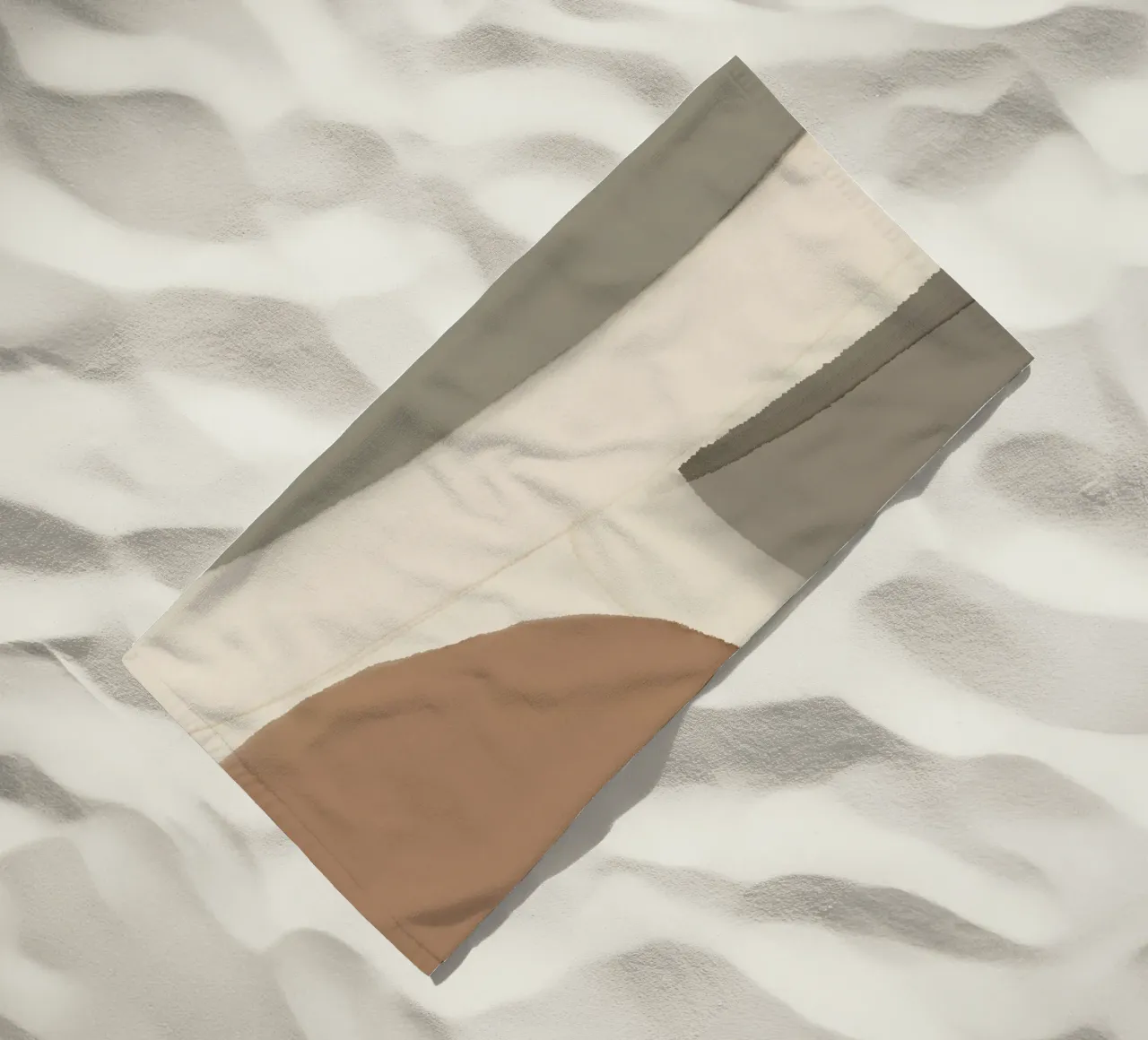 Mappa in scala di grigi telo mare da Little Dean