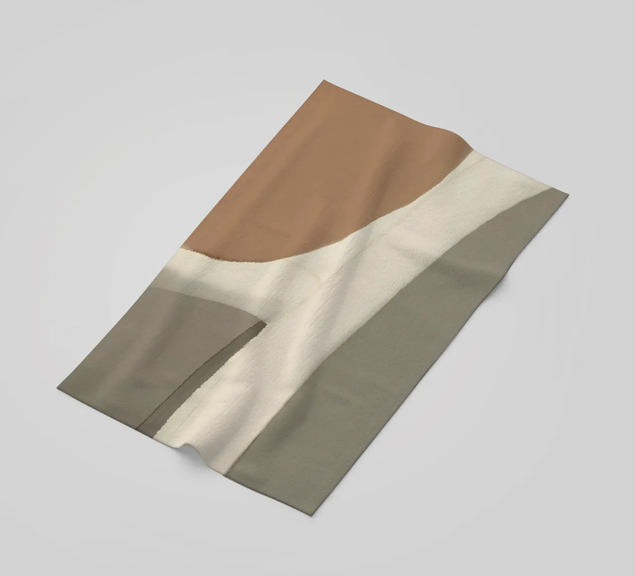 Mappa in scala di grigi telo mare da Little Dean