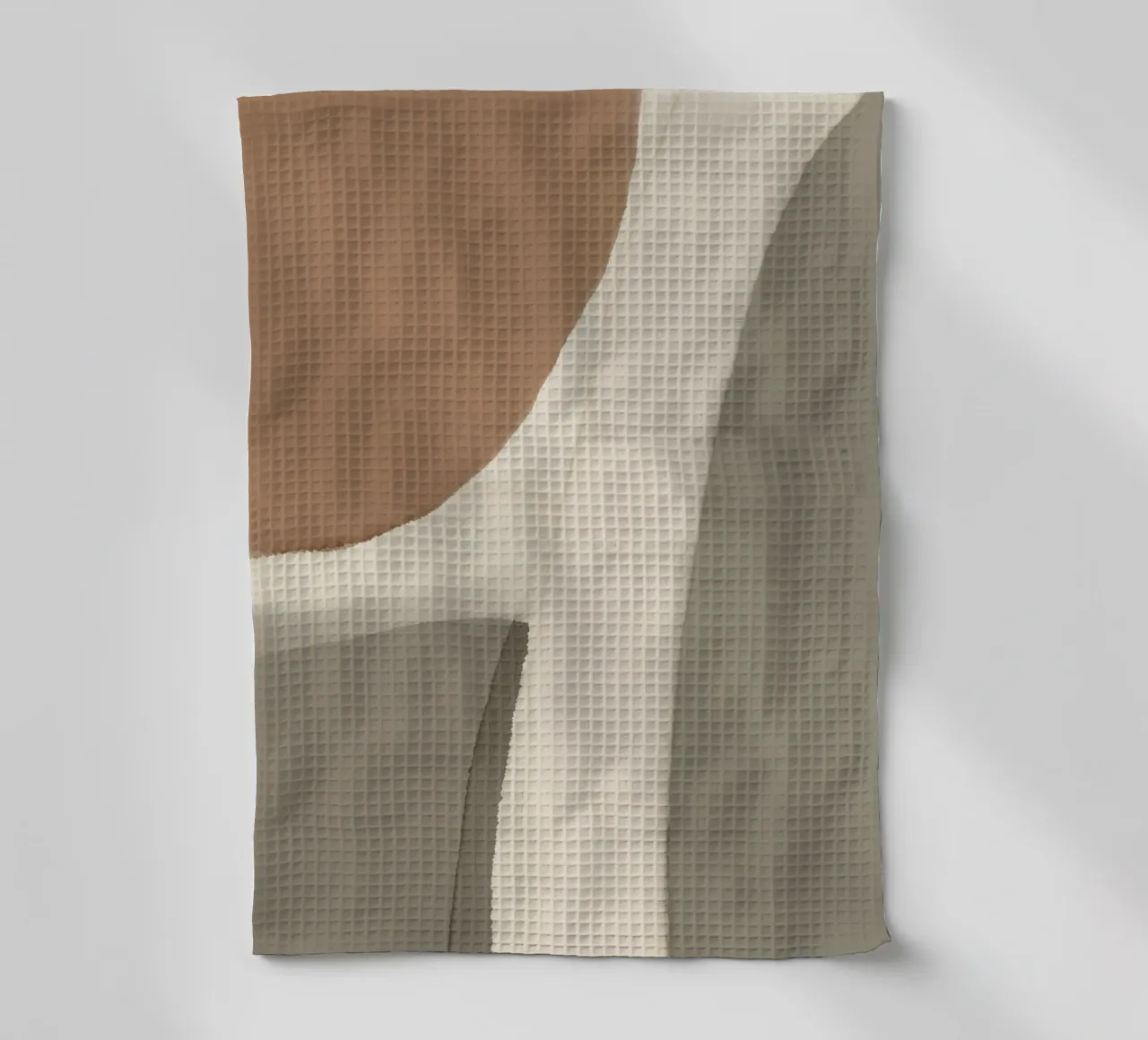 Mappa in scala di grigi canovaccio da cucina da Little Dean