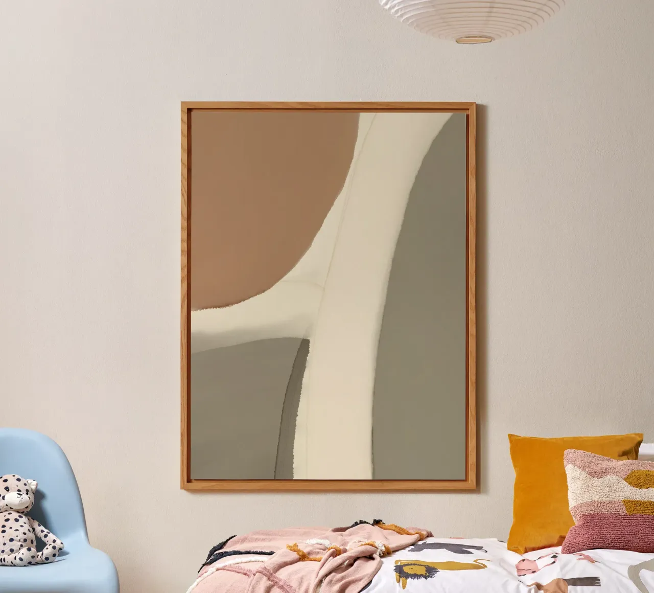 Mappa in scala di grigi alluminio dibond da Little Dean