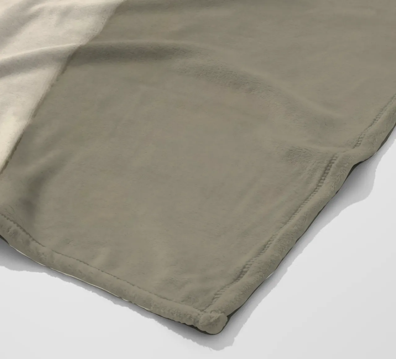 Carte en niveaux de gris plaid polaire de Little Dean